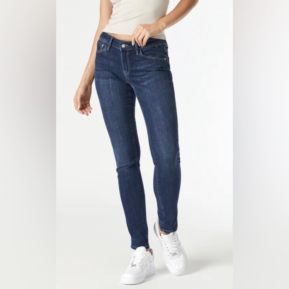 Mavi Women's 33 Alexa Mid-Rise Skinny Jeans Dark Wash Blue W33 L30 NEW